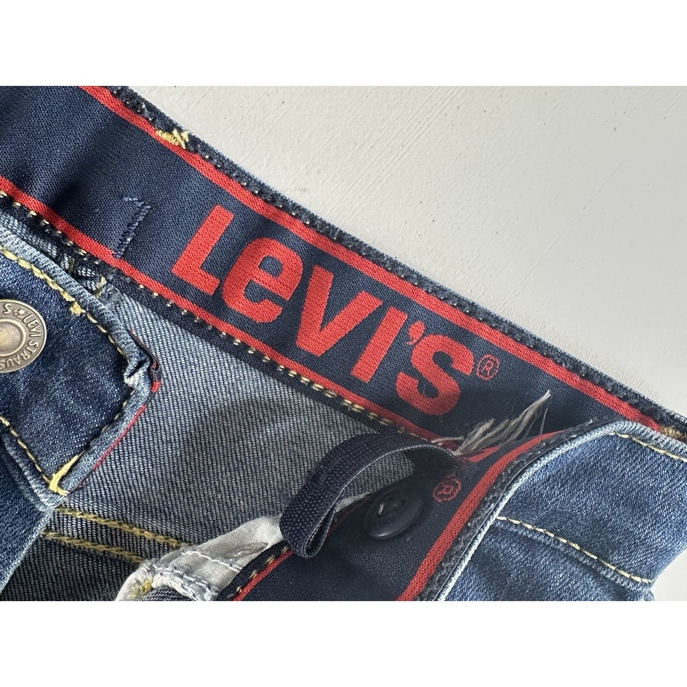 Levi's 514 Vintage Women's‎ Blue Skinny  Mid Rise Jeans Size 14 Regular - Picture 14 of 16